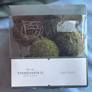 Threshold Natural Moss and Twig Decorative Vase Fillers - Green/Brown